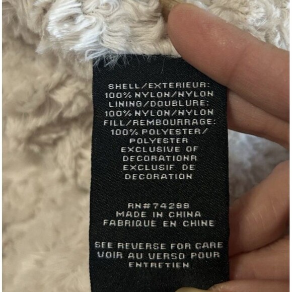 Steve Madden Glacier Shield  Insulated Womens XL Silver Hoodie Faux Fur Lined - Picture 15 of 16